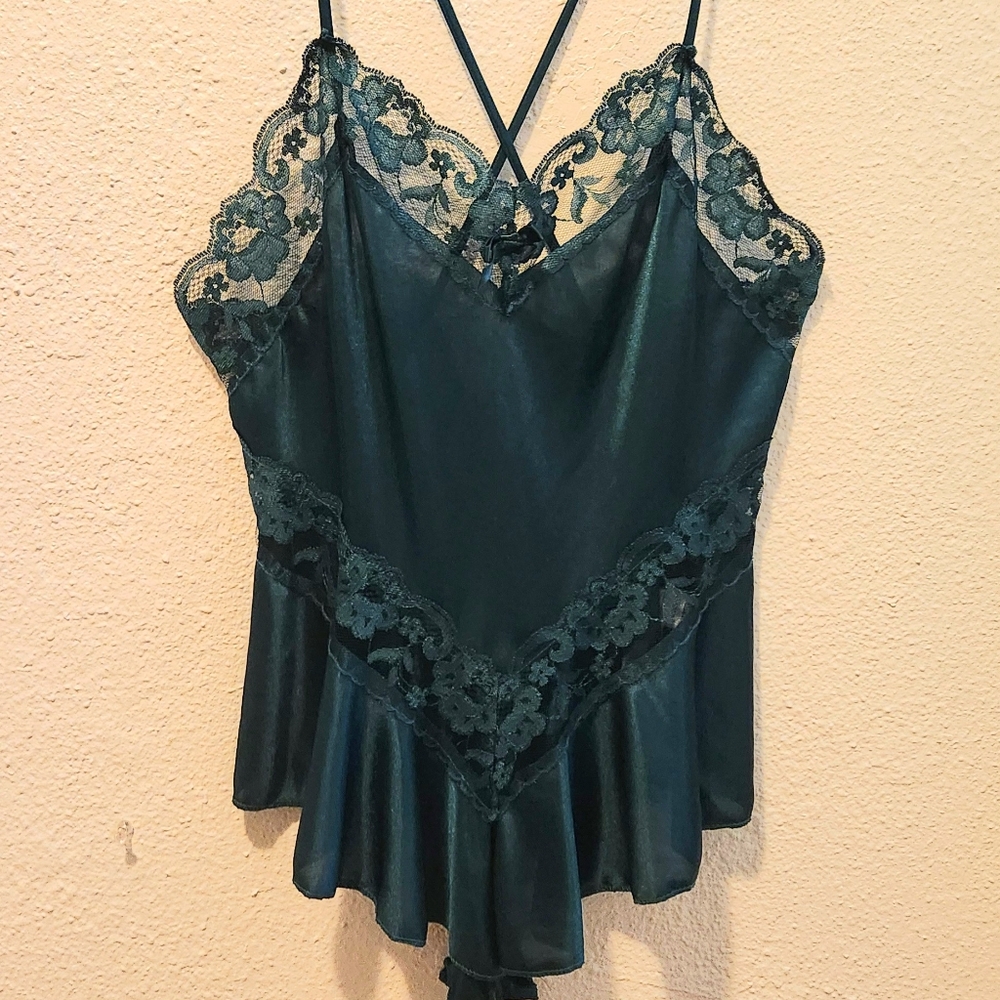 Vintage Dark Green Lingerie